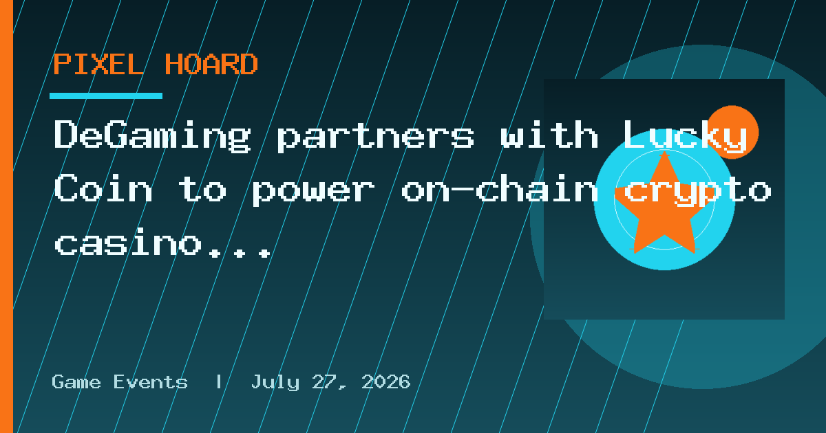 DeGaming partners with Lucky Coin to power on-chain crypto casino launch