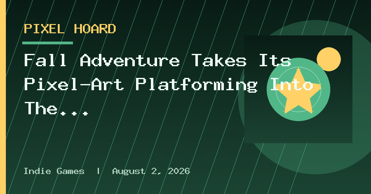 Fall Adventure Takes Its Pixel-Art Platforming Into The Caves
