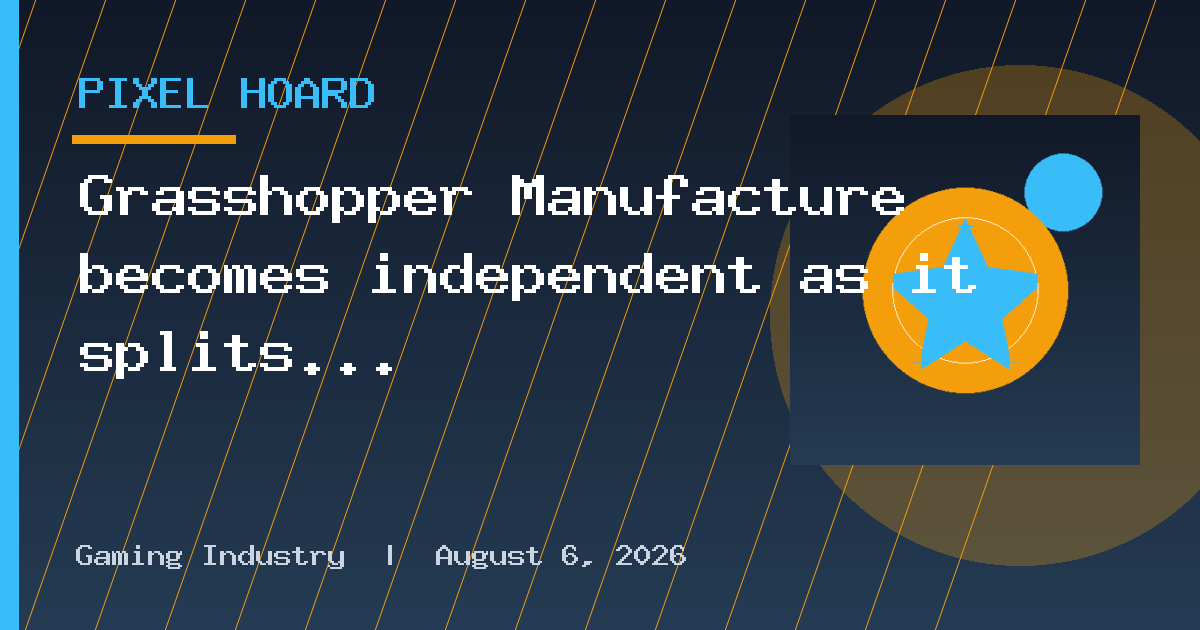 Grasshopper Manufacture becomes independent as it splits from NetEase Games