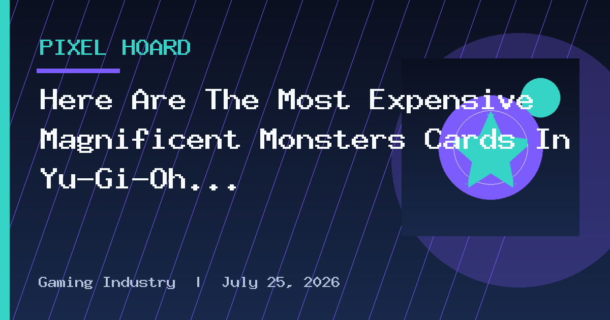 Here Are The Most Expensive Magnificent Monsters Cards In Yu-Gi-Oh