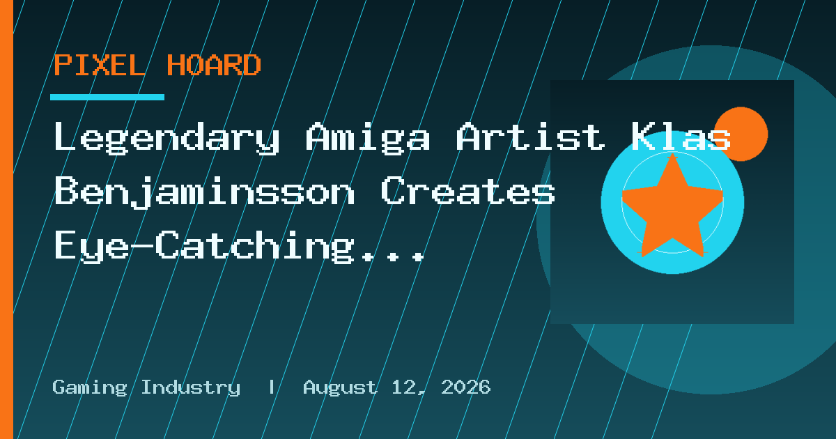 Legendary Amiga Artist Klas Benjaminsson Creates Eye-Catching 32-Colour Art