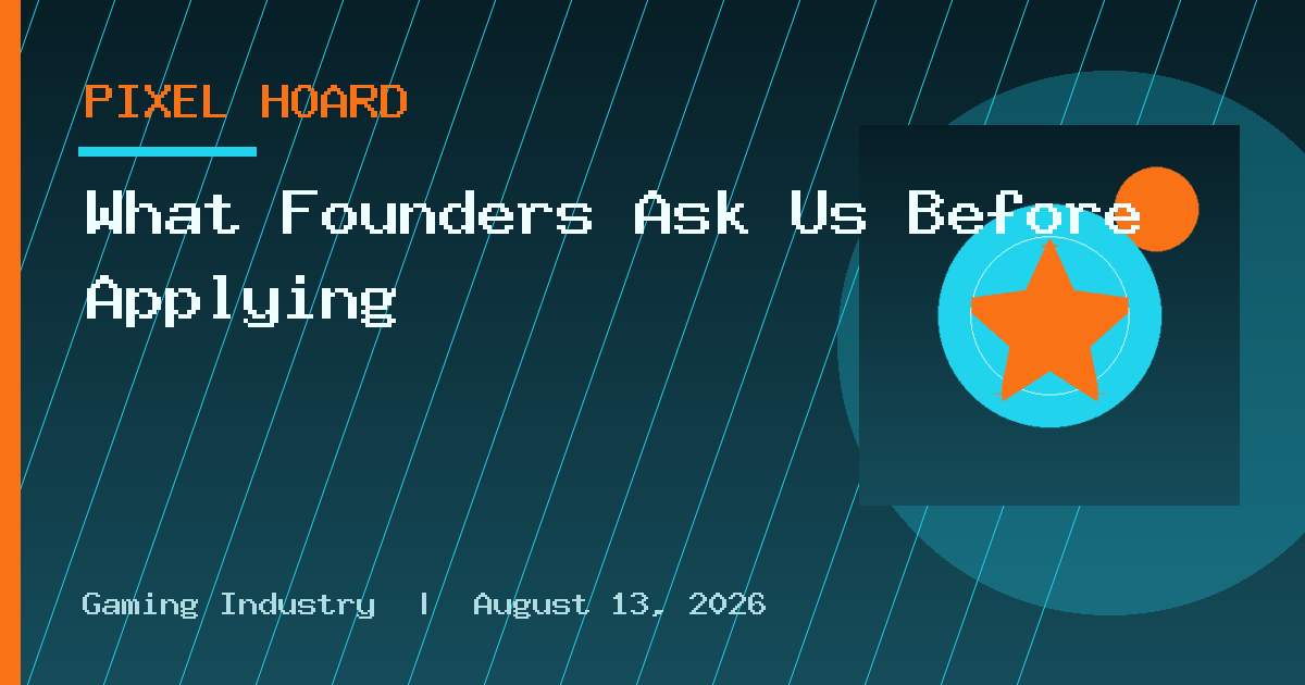 What Founders Ask Us Before Applying
